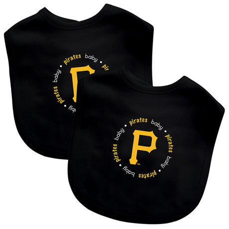 Masterpieces Puzzle Company Pittsburgh Pirates 2 Pack Baby Bib Fan Gear MLB Pittsburgh Pirates