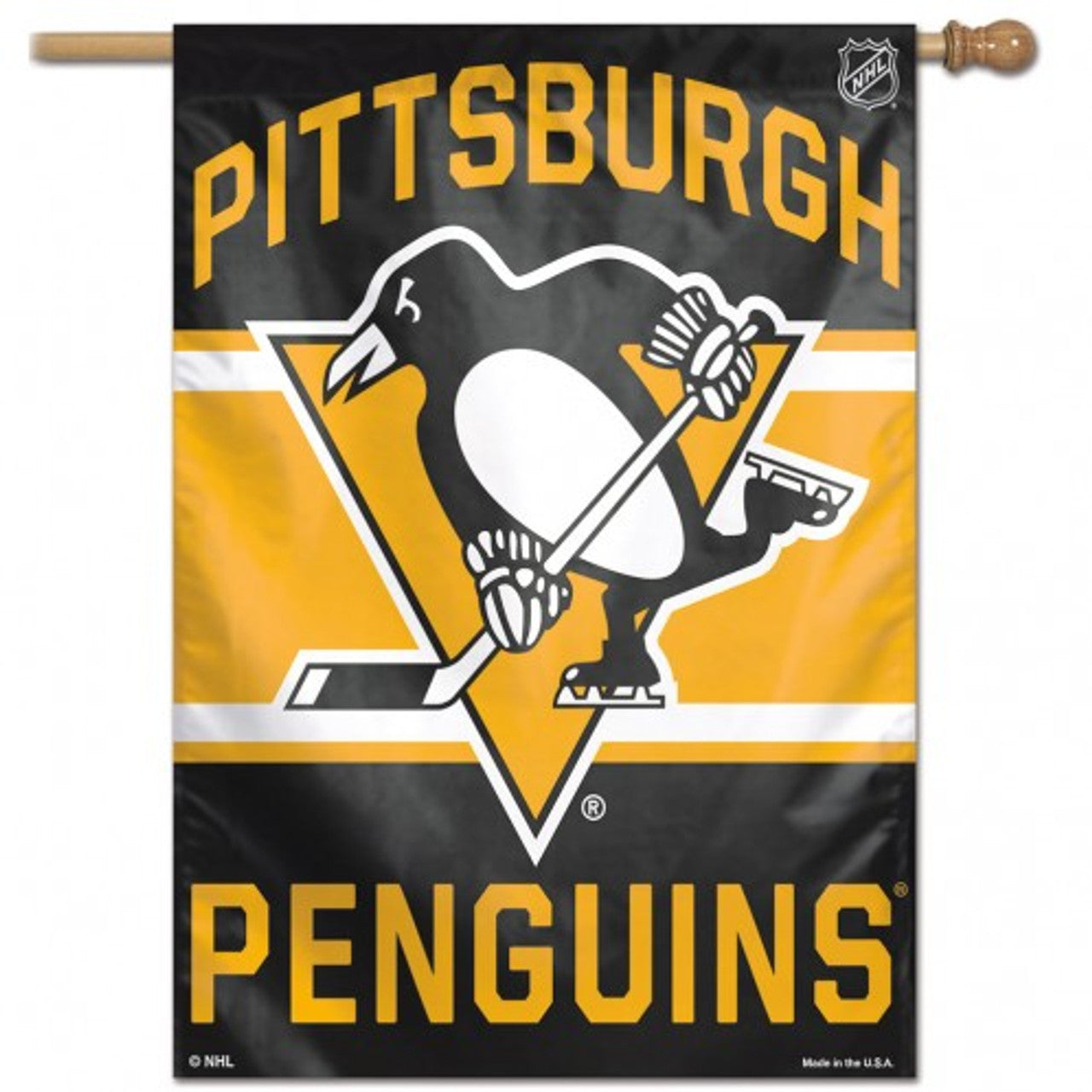 Wincraft Pittsburgh Penguins Vertical Banner 28x40 - Special Order Fan Gear NHL Pittsburgh Penguins