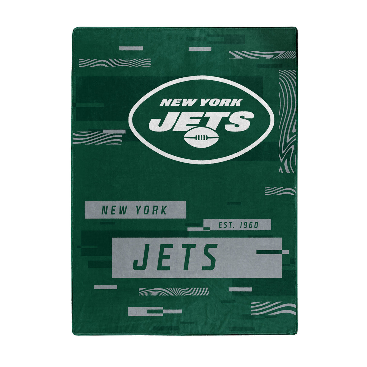 Northwest Company New York Jets Raschel Digitize Design Blanket 60x80 Fan Gear NFL New York Jets
