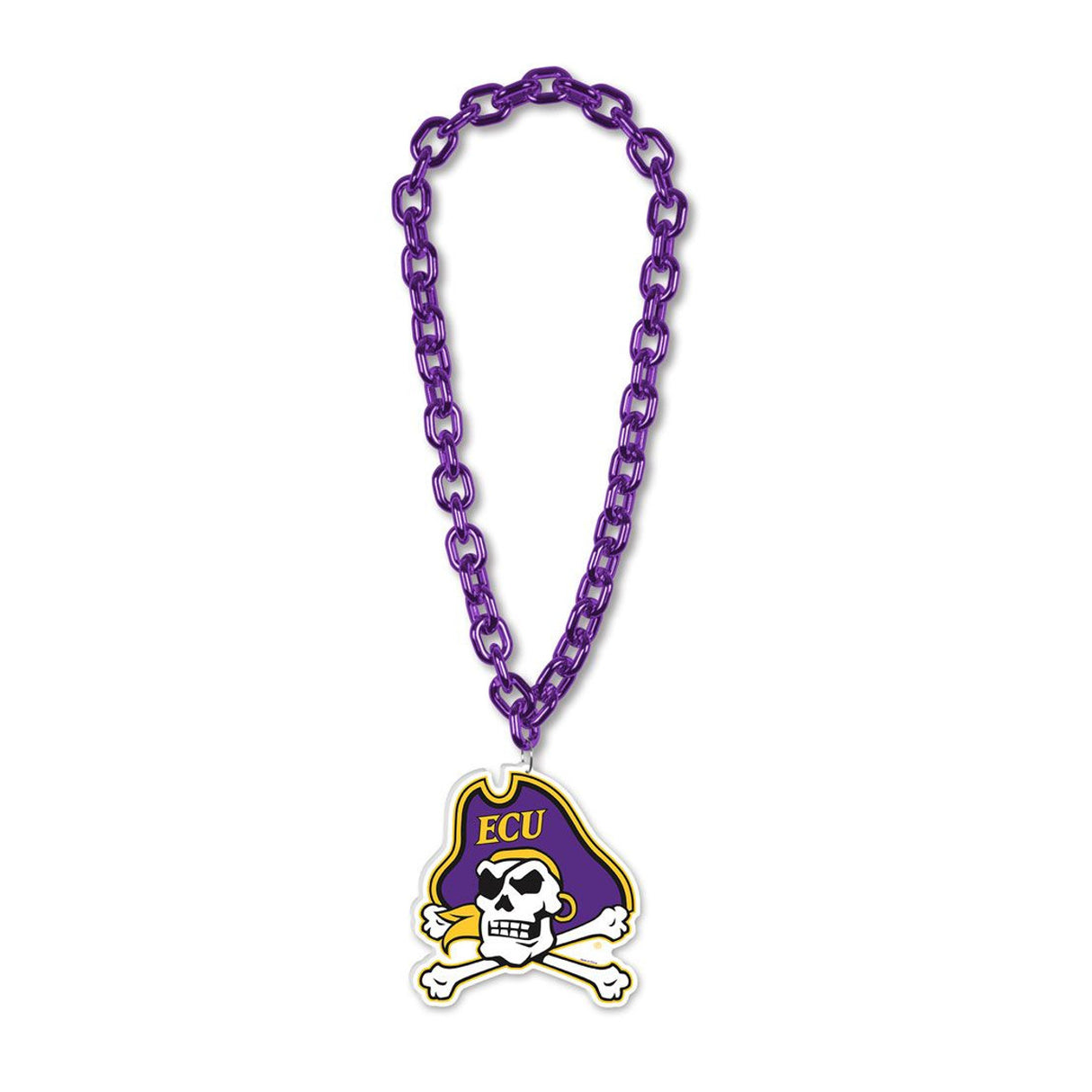 Wincraft East Carolina Pirates Big Chain Necklace Fan Gear NCAA East Carolina Pirates