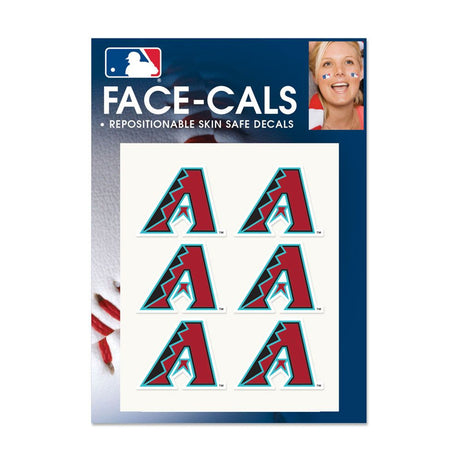 Wincraft Arizona Diamondbacks Tattoo Face Cals Fan Gear MLB Arizona Diamondbacks