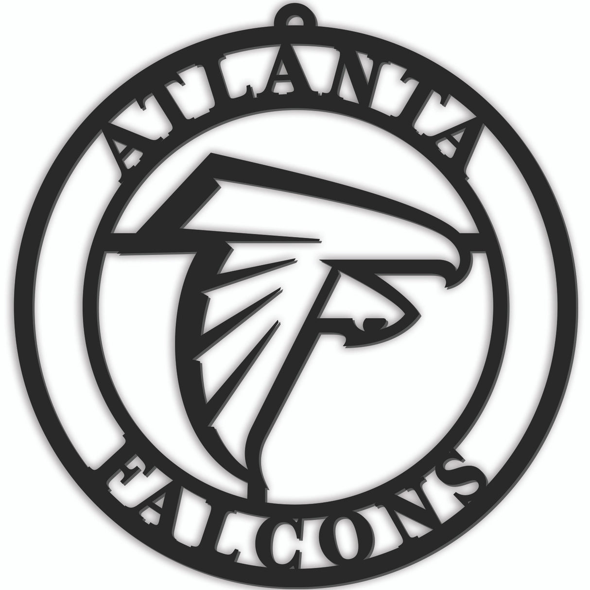 Fan Creations Atlanta Falcons 16 Inch Door Sign Hanger Fan Gear NFL Atlanta Falcons