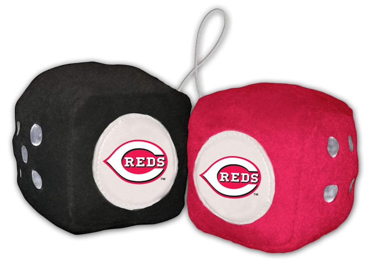 Fremont Die Cincinnati Reds Fuzzy Dice Fan Gear MLB Cincinnati Reds