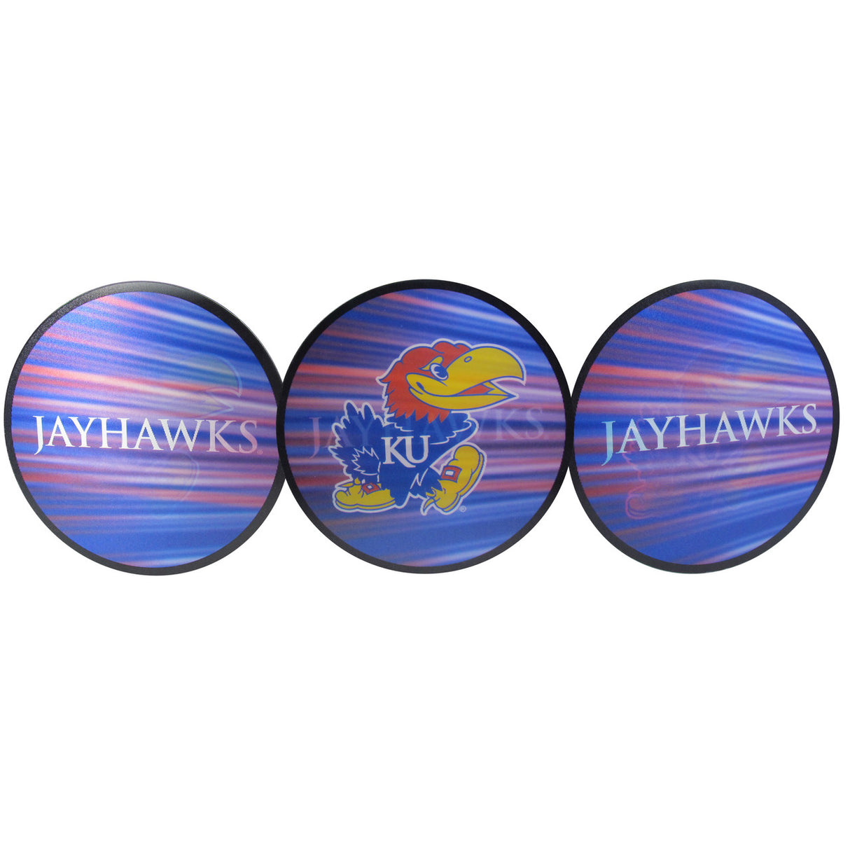 Siskiyou Kansas Jayhawks Lenticular Decal Fan Gear NCAA Kansas Jayhawks