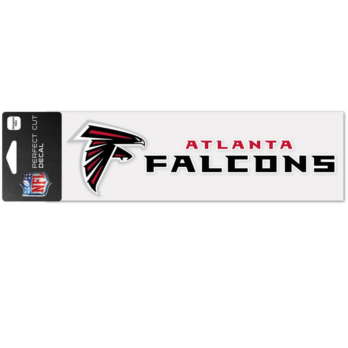 Wincraft Atlanta Falcons Wordmark Color Perfect Cut Decal 3x10 Fan Gear NFL Atlanta Falcons