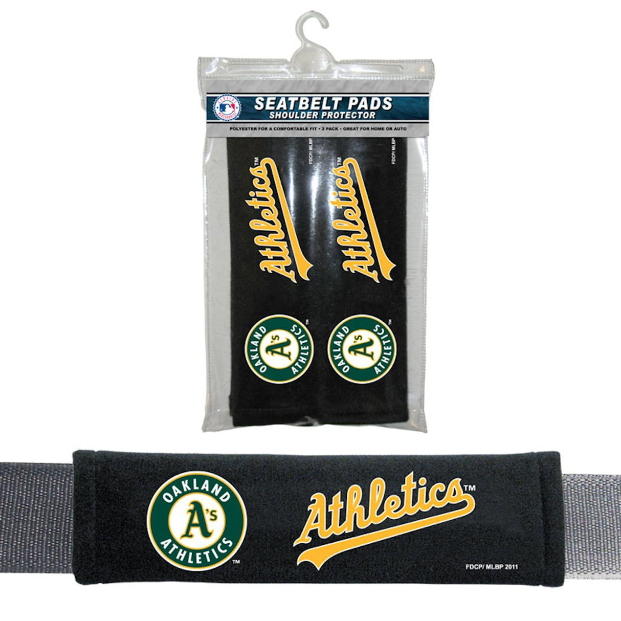 Fremont Die Oakland Athletics Seat Belt Pads Fan Gear MLB Oakland Athletics