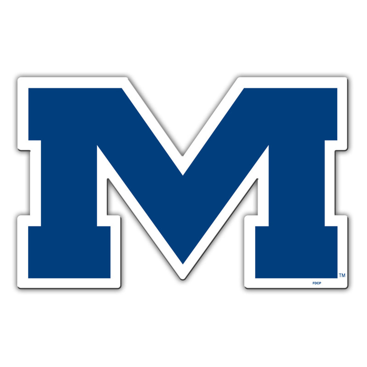 Fremont Die Mississippi Rebels 12 Inch Car Style Magnet Fan Gear NCAA Mississippi Rebels