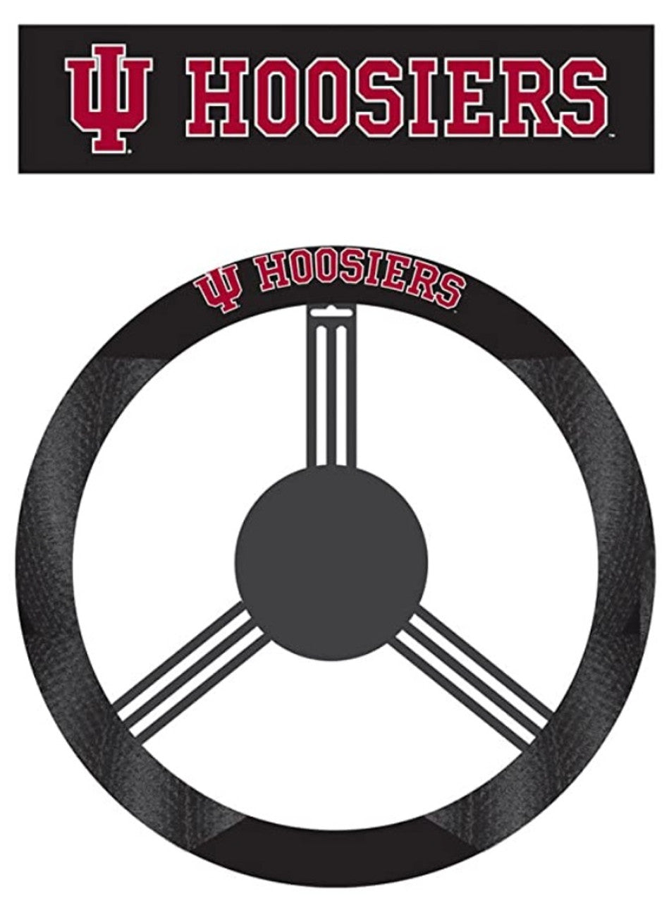Fremont Die Indiana Hoosiers Mesh Steering Wheel Cover Fan Gear NCAA Indiana Hoosiers