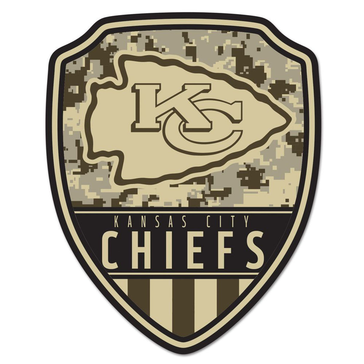 Wincraft Kansas City Chiefs Shield Shape Wood Sign 11x14 Fan Gear NFL Kansas City Chiefs