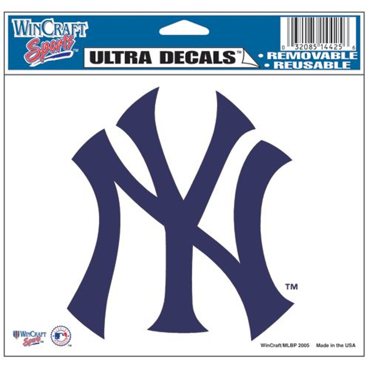 Wincraft New York Yankees Color Ultra Decal 5x6 Fan Gear MLB New York Yankees