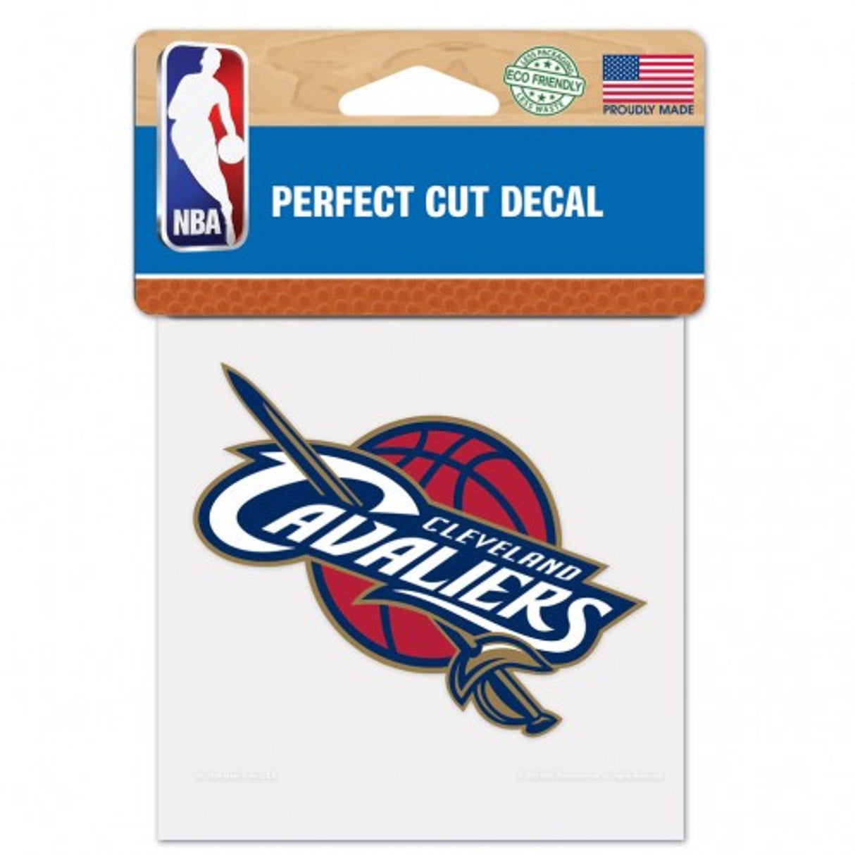 Wincraft Cleveland Cavaliers Color Perfect Cut Decal 4x4 Fan Gear NBA Cleveland Cavaliers