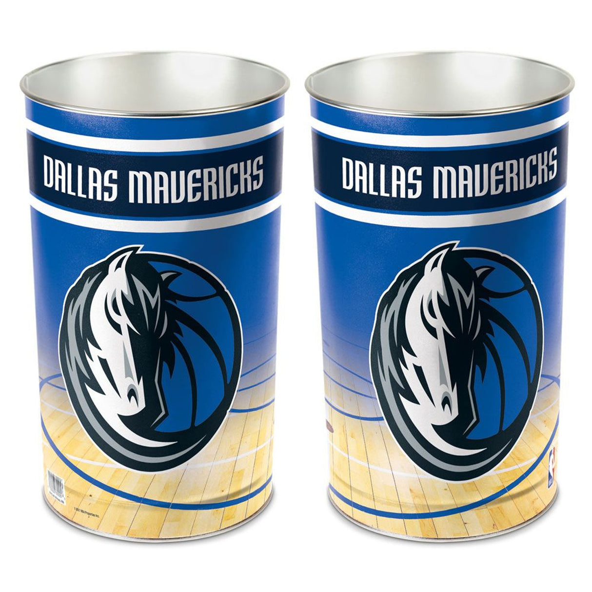 Wincraft Dallas Mavericks 15 Inch Wastebasket - Special Order Fan Gear NBA Dallas Mavericks
