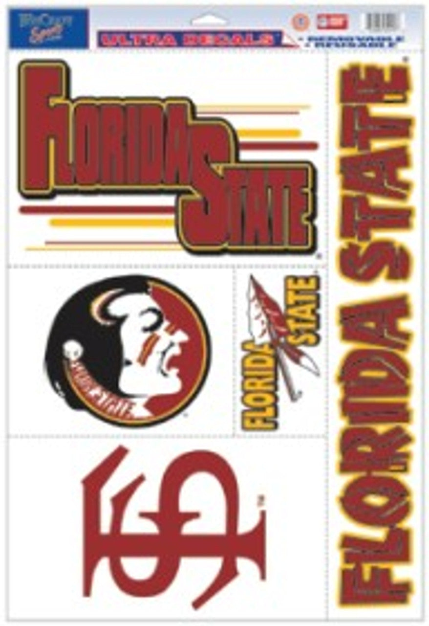 Wincraft Florida State Seminoles Ultra Decal 11x17 Fan Gear NCAA Florida State Seminoles