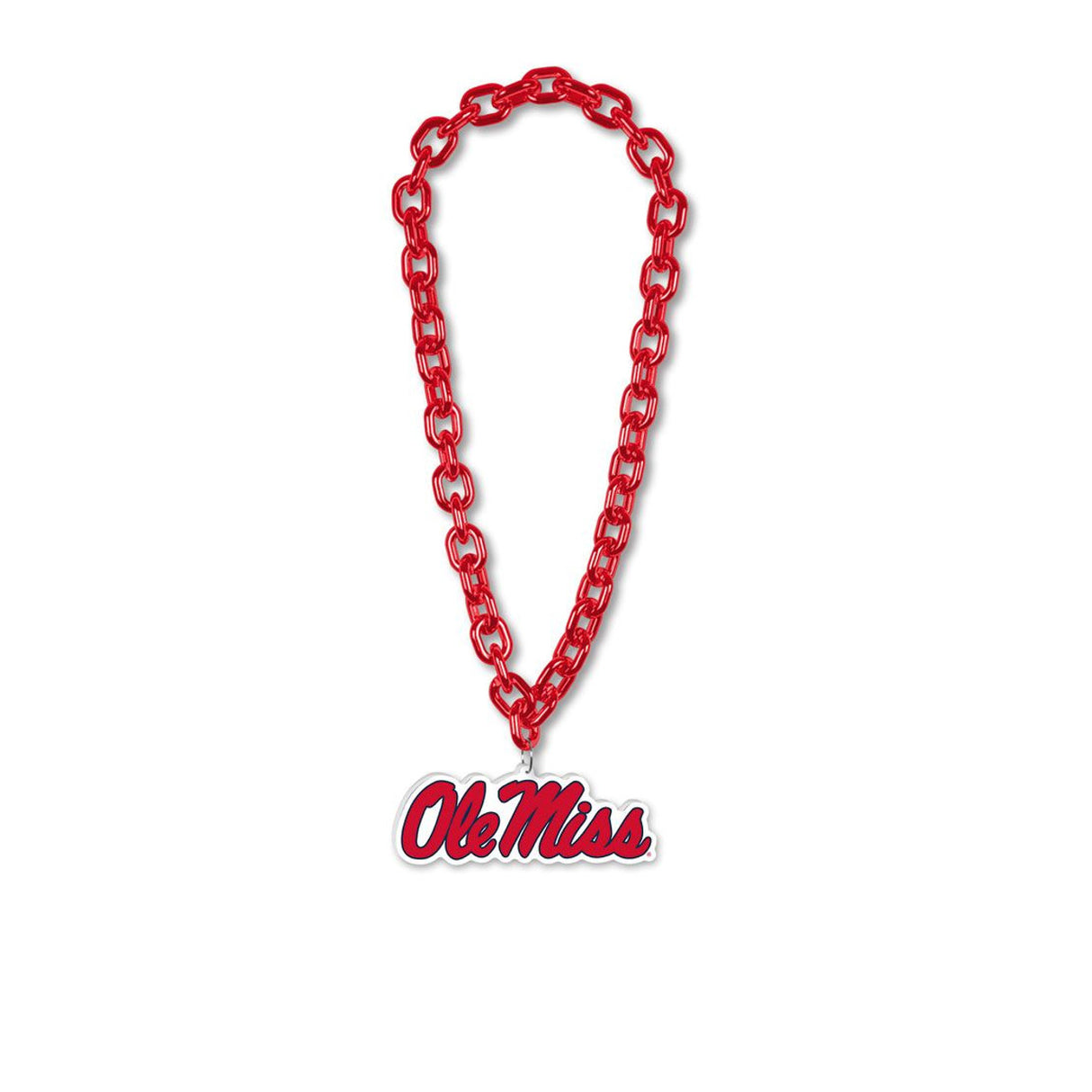 Wincraft Mississippi Rebels Big Chain Necklace Fan Gear NCAA Mississippi Rebels