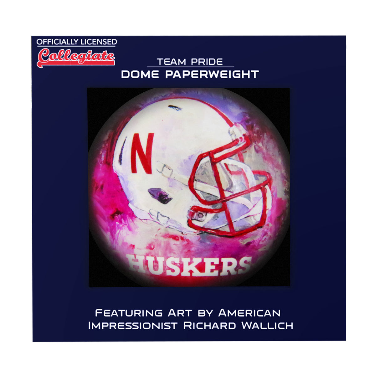 Sporticulture Nebraska Cornhuskers Domed Paperweight Fan Gear NCAA Nebraska Cornhuskers