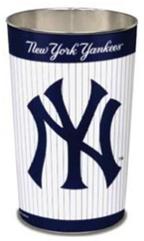 Wincraft New York Yankees Pinstripes Design 15 Inch Wastebasket Fan Gear MLB New York Yankees
