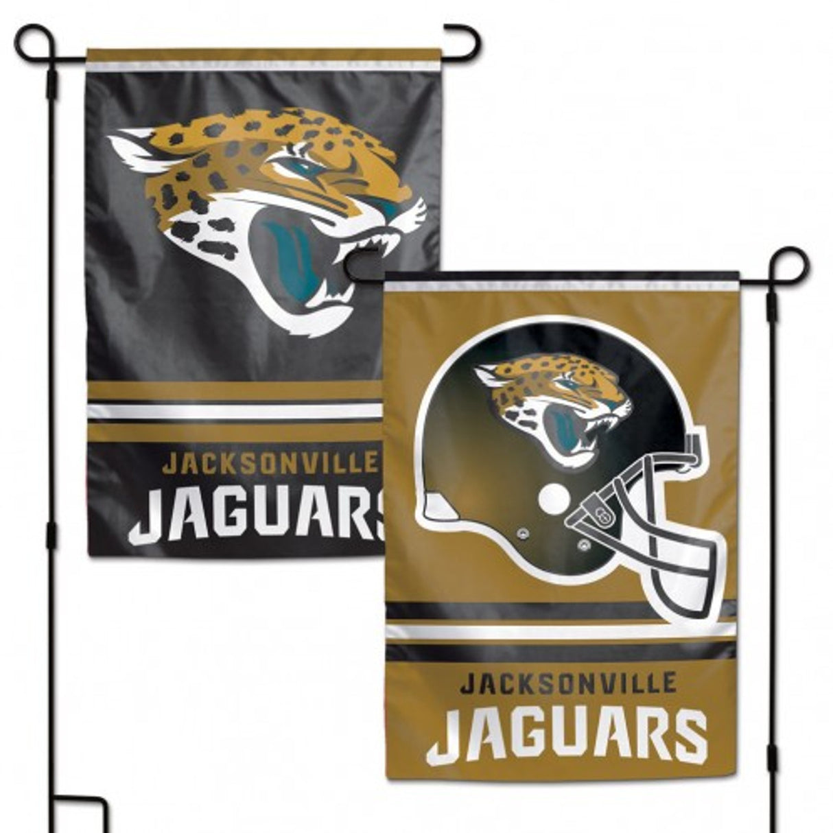 Wincraft Jacksonville Jaguars 2 Sided Garden Style Flag 12x18 Fan Gear NFL Jacksonville Jaguars