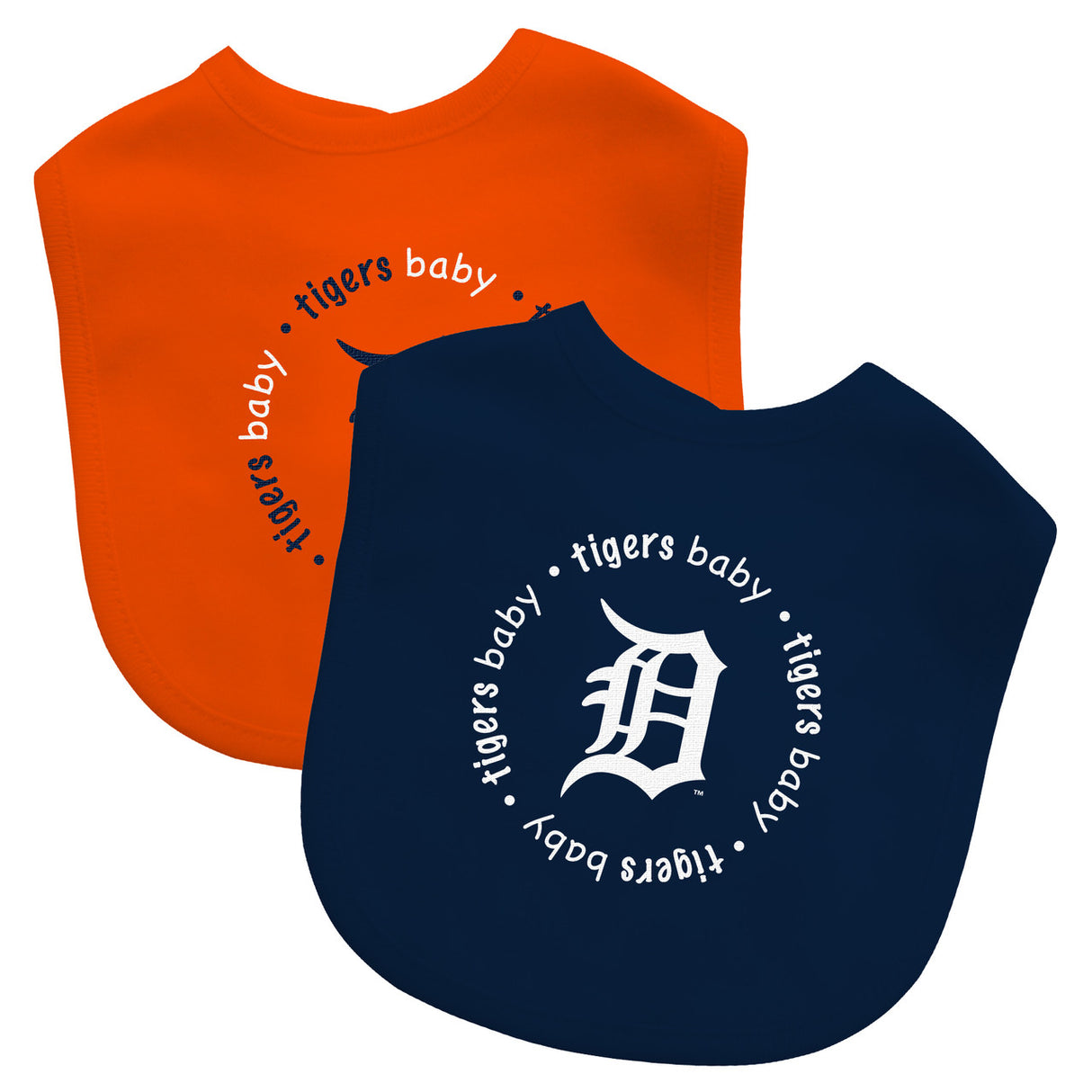 Masterpieces Puzzle Company Detroit Tigers 2 Pack Baby Bib Fan Gear MLB Detroit Tigers