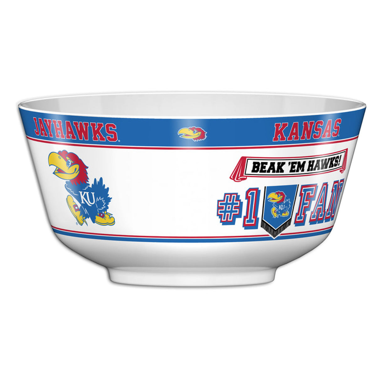 Fremont Die Kansas Jayhawks All JV Party Bowl Fan Gear NCAA Kansas Jayhawks