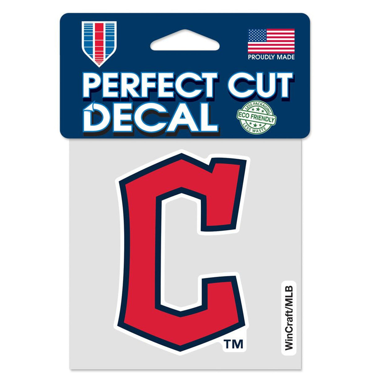 Wincraft Cleveland Guardians Color Perfect Cut Decal 4x4 Fan Gear MLB Cleveland Guardians