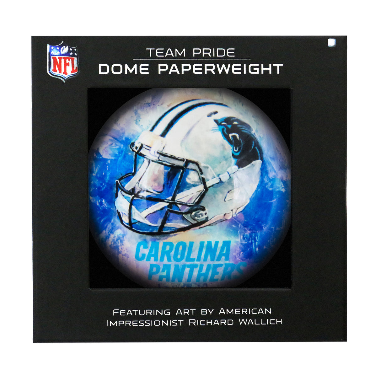 Sporticulture Carolina Panthers Domed Paperweight Fan Gear NFL Carolina Panthers