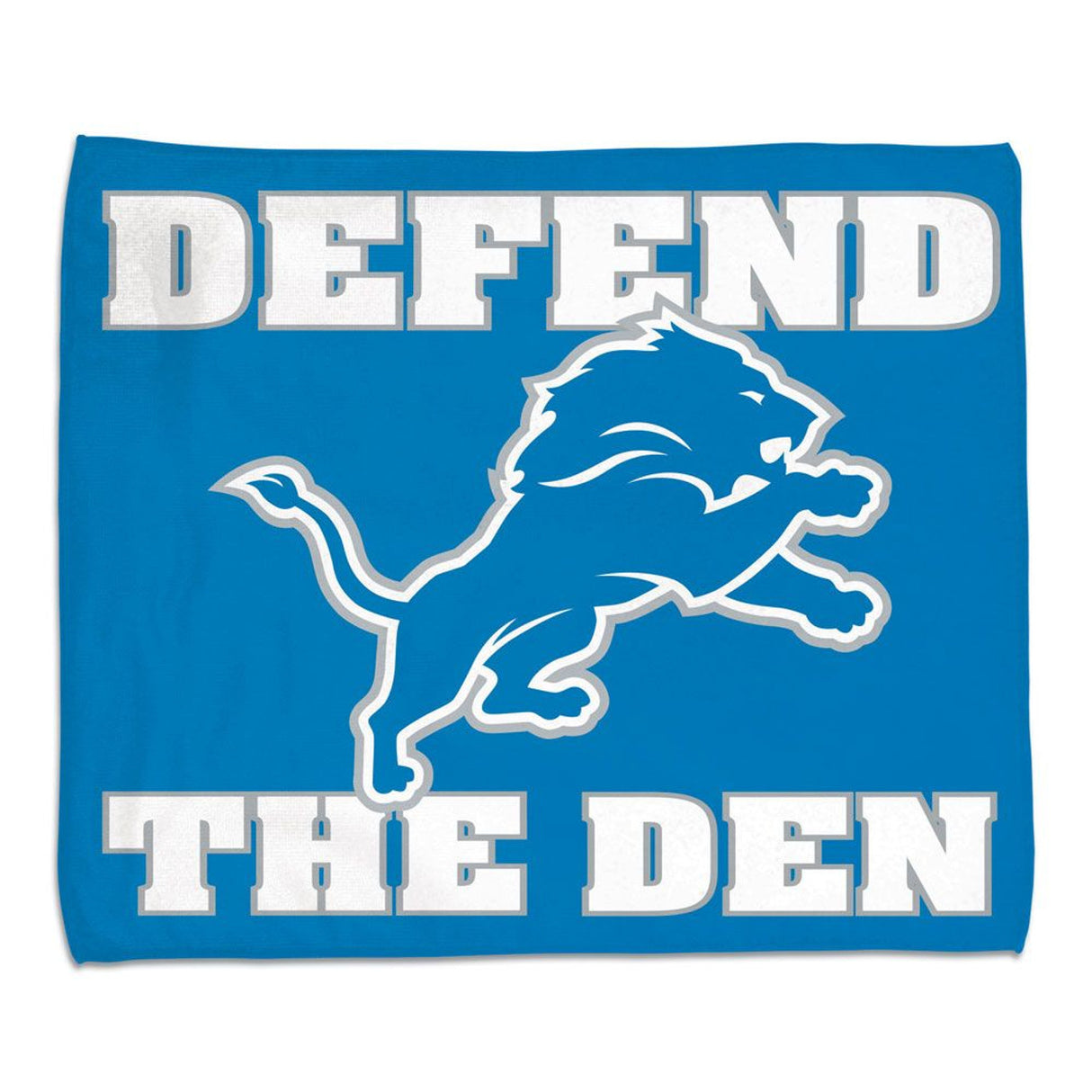 Wincraft Detroit Lions Full Color Rally Style Towel 15x18 Fan Gear MLB Detroit Lions