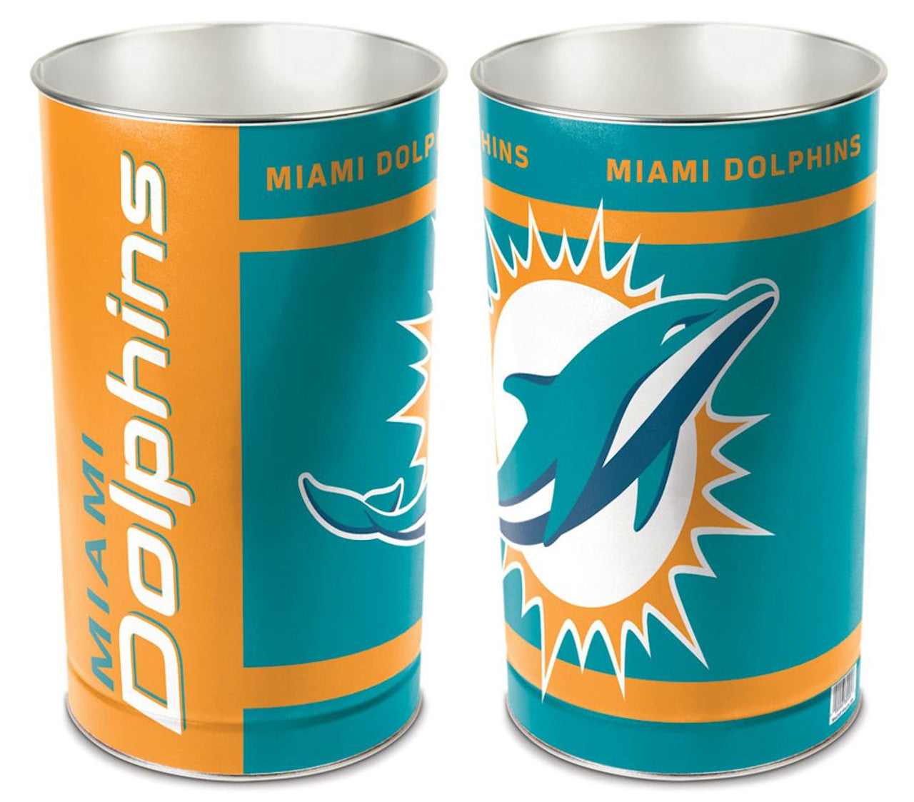 Wincraft Miami Dolphins 15 Inch Wastebasket Fan Gear NFL Miami Dolphins