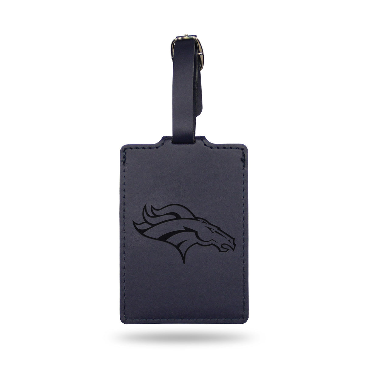 Rico Industries Denver Broncos Laser Engraved Luggage Tag Fan Gear NFL Denver Broncos