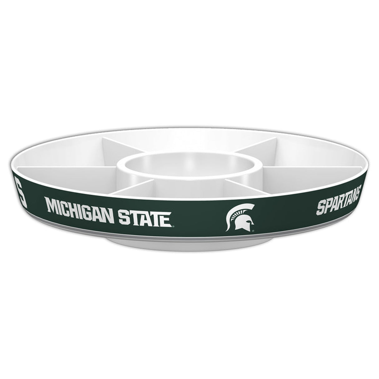 Fremont Die Michigan State Spartans Party Platter Fan Gear NCAA Michigan State Spartans