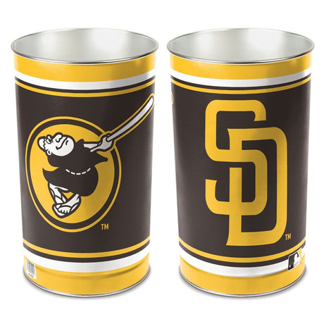 Wincraft San Diego Padres 15 Inch Wastebasket Fan Gear MLB San Diego Padres