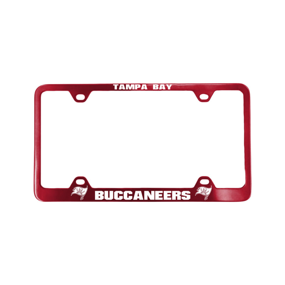 Fremont Die Tampa Bay Buccaneers Red Laser Cut License Plate Frame Fan Gear NFL Tampa Bay Buccaneers