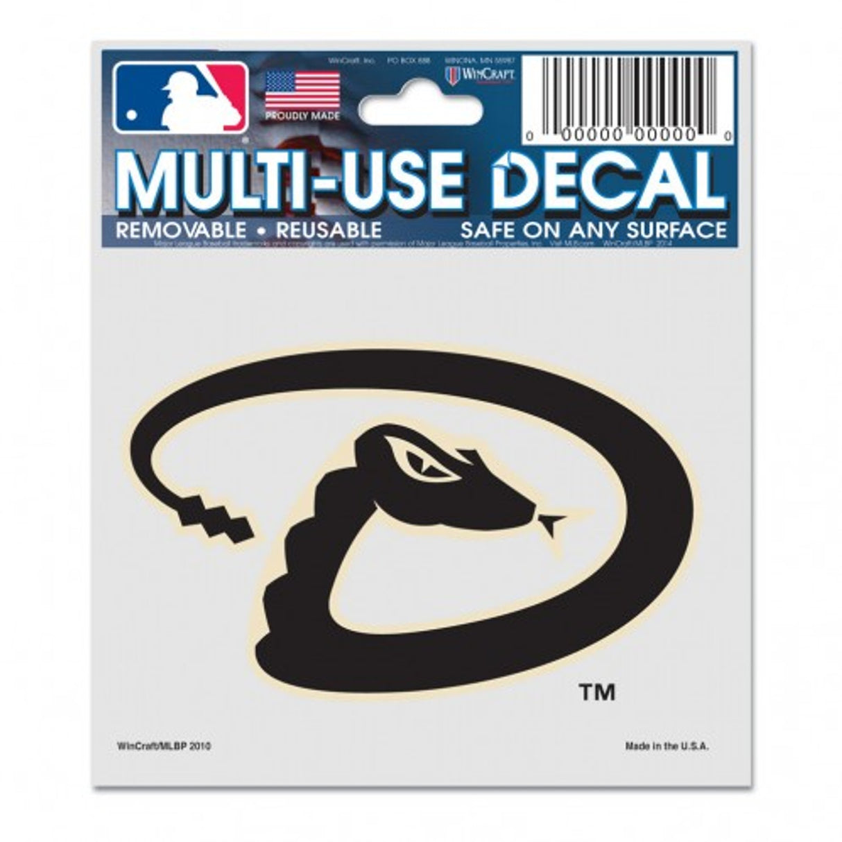 Wincraft Arizona Diamondbacks Multi Use Decal 3x4 Fan Gear MLB Arizona Diamondbacks