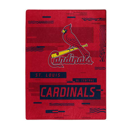 Northwest Company St. Louis Cardinals Raschel Digitize Design Blanket 60x80 Fan Gear MLB St. Louis Cardinals