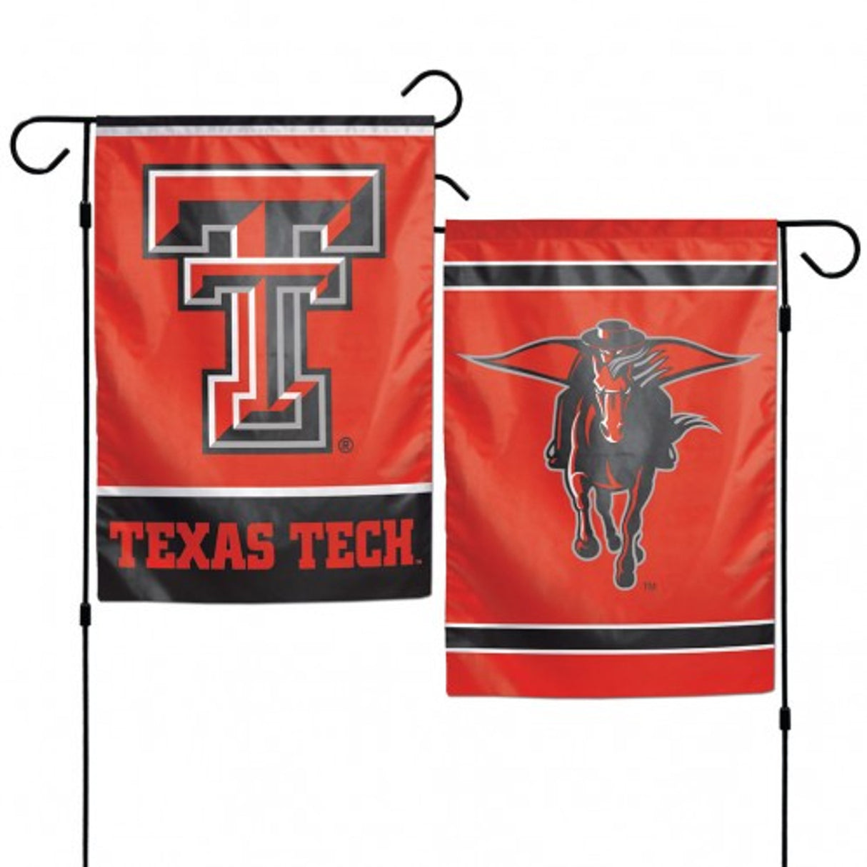 Wincraft Texas Tech Red Raiders 2 Sided Garden Style Flag 12x18 Fan Gear NCAA Texas Tech Red Raiders