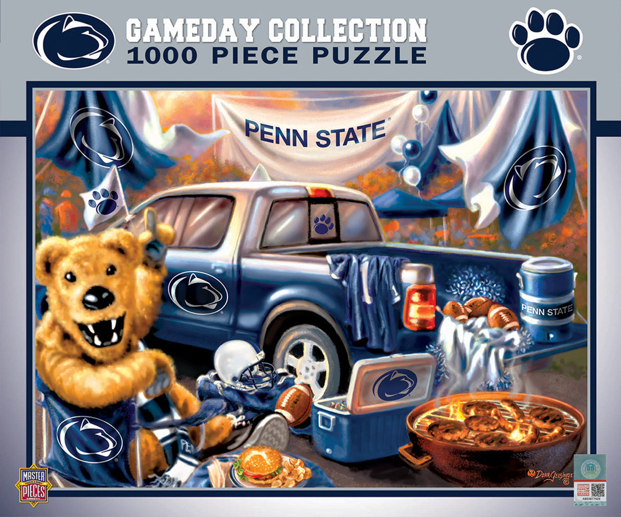 Masterpieces Puzzle Company Penn State Nittany Lions Gameday Design 1000 Piece Puzzle Fan Gear NCAA Penn State Nittany Lions