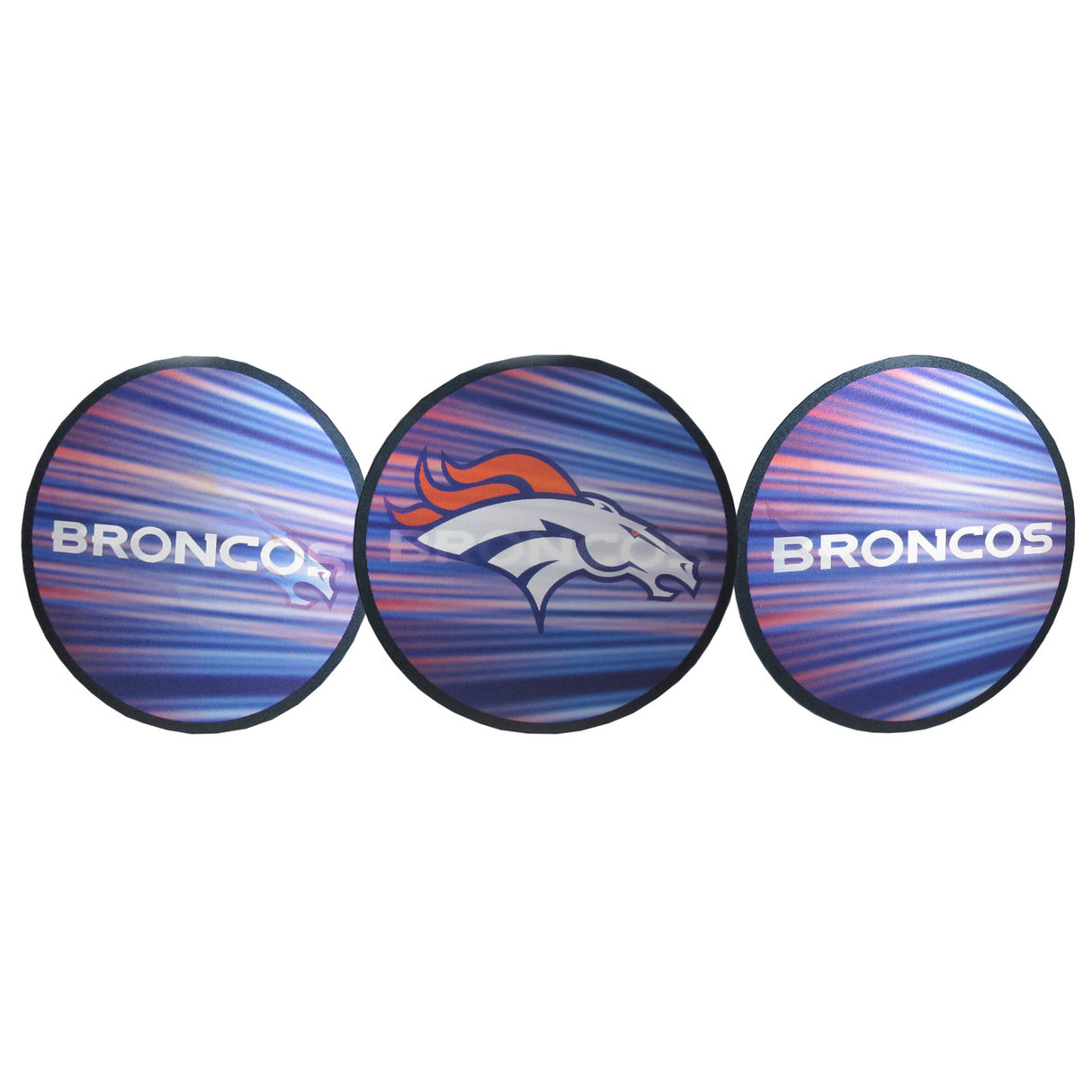 Siskiyou Denver Broncos Lenticular Decal Fan Gear NFL Denver Broncos