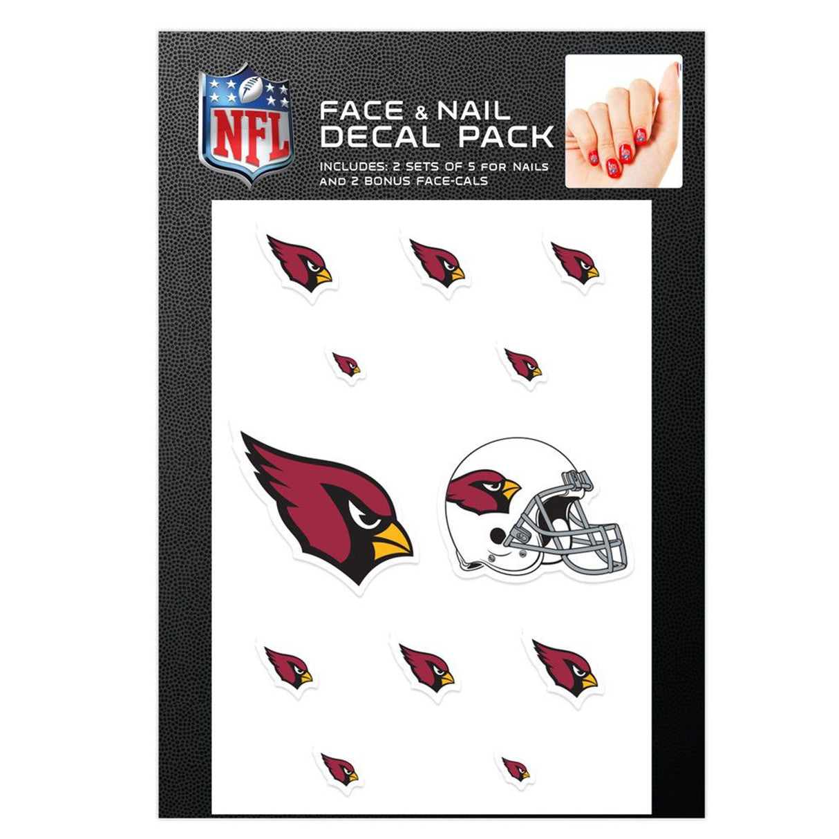 Wincraft Arizona Cardinals Nail Cals Fan Gear NFL Arizona Cardinals