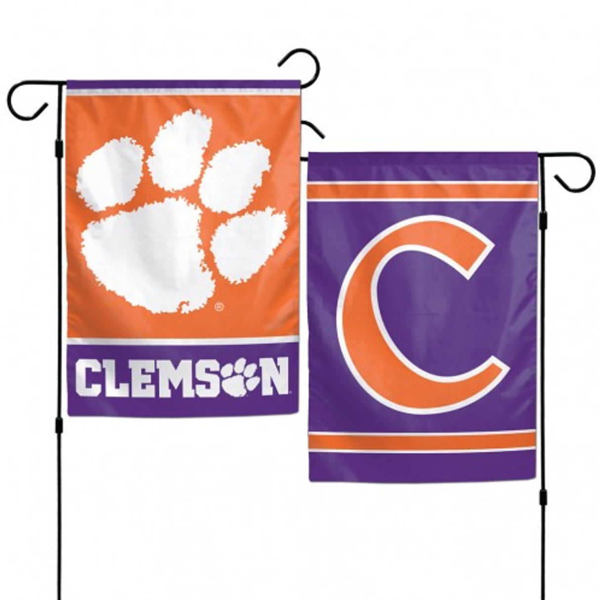 Wincraft Clemson Tigers 2 Sided Garden Style Flag 12x18 Fan Gear NCAA Clemson Tigers