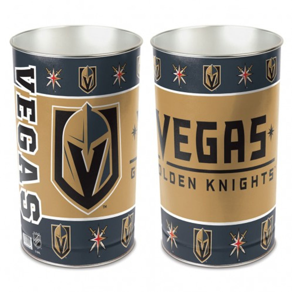 Wincraft Vegas Golden Knights 15 Inch Wastebasket Fan Gear NHL Vegas Golden Knights