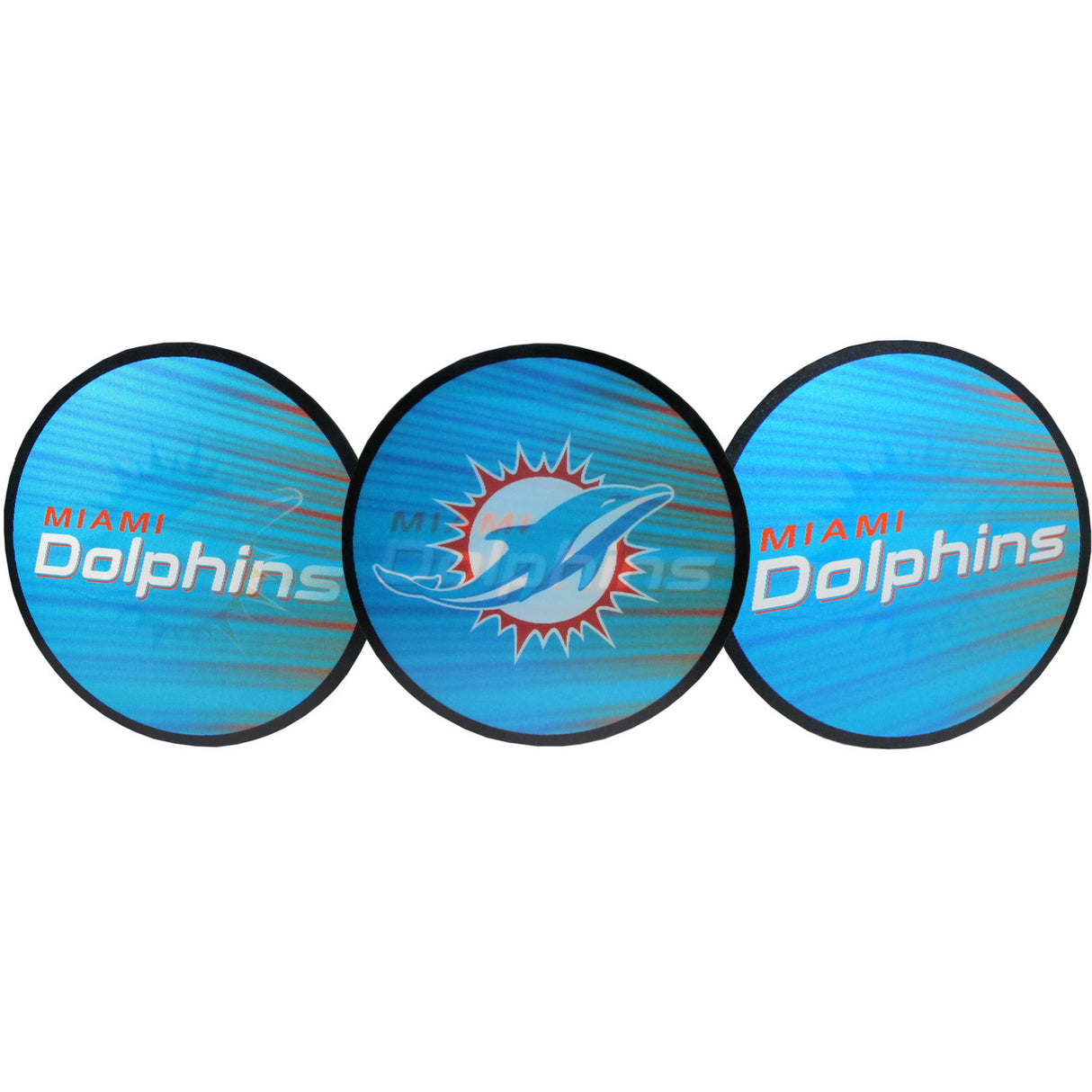 Siskiyou Miami Dolphins Lenticular Decal Fan Gear NFL Miami Dolphins