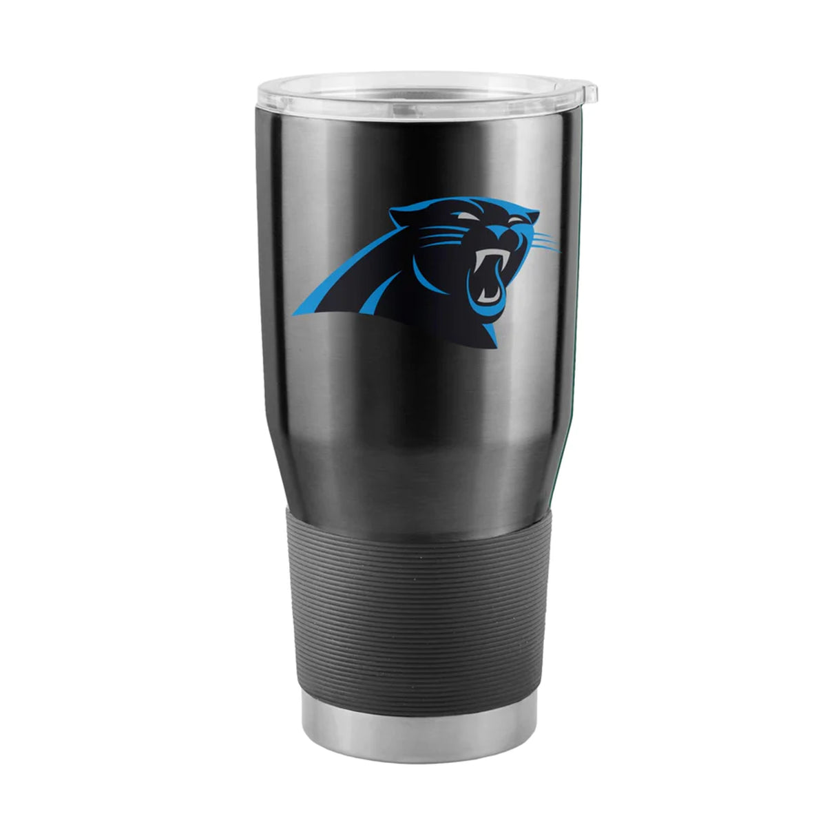 Logo Brands Carolina Panthers 30oz Stainless Steel Travel Tumbler Fan Gear NFL Carolina Panthers