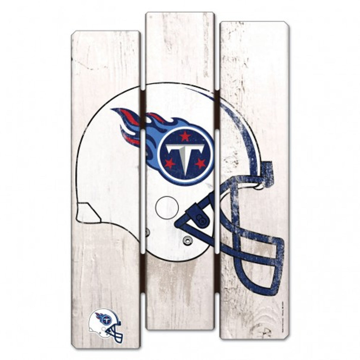 Wincraft Tennessee Titans Fence Style Wood Sign 11x17 Fan Gear NFL Tennessee Titans