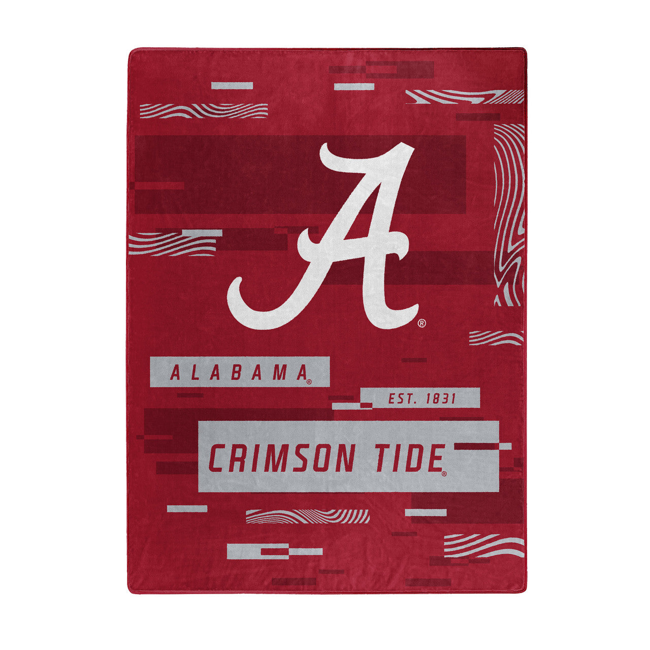 Northwest Company Alabama Crimson Raschel Digitize Design Tide Blanket 60x80 Fan Gear NCAA Alabama Crimson Tide