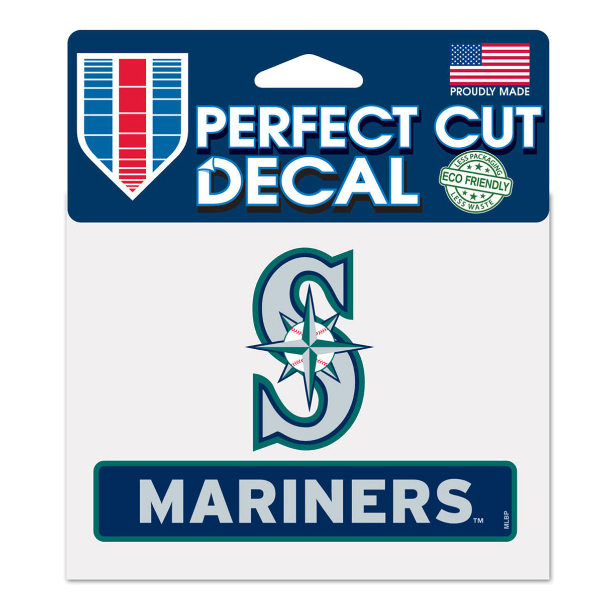 Wincraft Seattle Mariners Color Perfect Cut Decal 4.5x5.75 Fan Gear MLB Seattle Mariners
