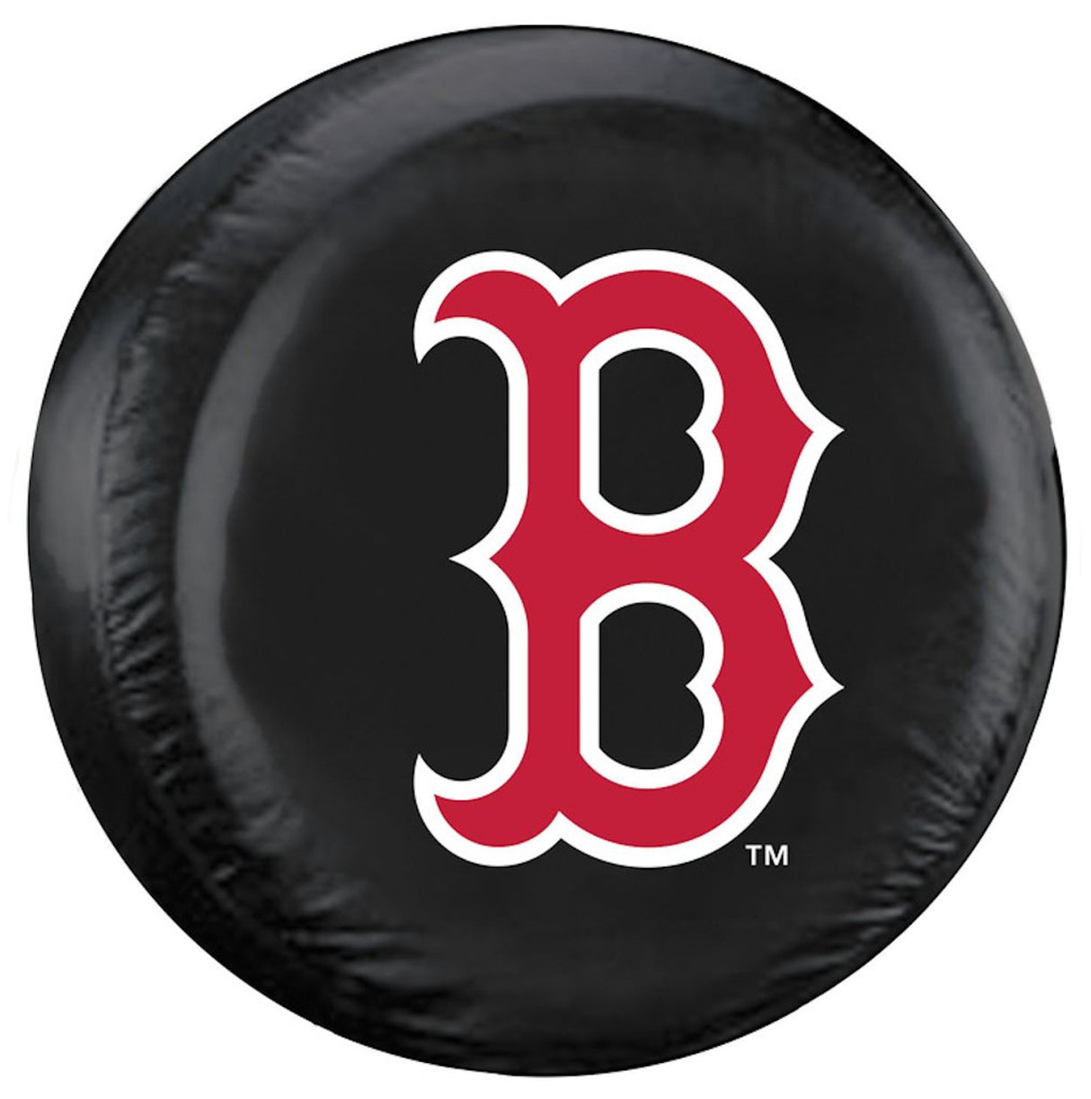 Fremont Die Boston Red Sox Black B Logo Design Standard Size Tire Cover Fan Gear MLB Boston Red Sox