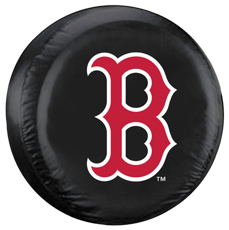 Fremont Die Boston Red Sox Black B Logo Design Standard Size Tire Cover Fan Gear MLB Boston Red Sox