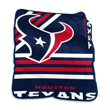 Logo Brands Houston Texans Raschel Throw Blanket 50x60 Fan Gear NFL Houston Texans