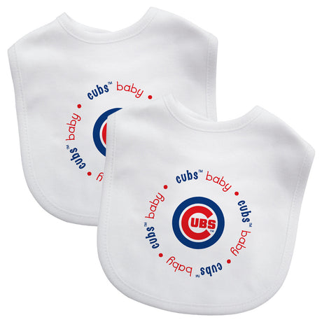 Masterpieces Puzzle Company Chicago Cubs 2 Pack Baby Bib Fan Gear MLB Chicago Cubs