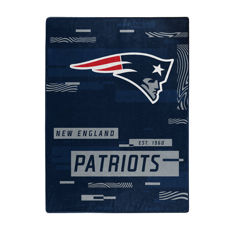 Northwest Company New England Patriots Raschel Digitize Design Blanket 60x80 Fan Gear NFL New England Patriots