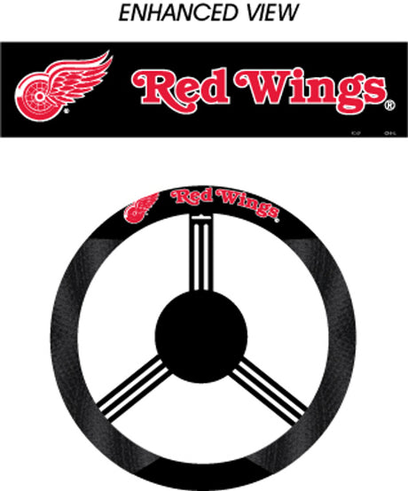 Fremont Die Detroit Red Wings Mesh Steering Wheel Cover Fan Gear NHL Detroit Red Wings